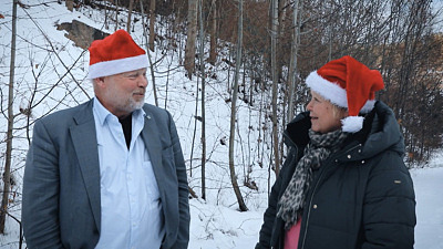 Julhälsning från Per Hollertz och Kristina Lohman